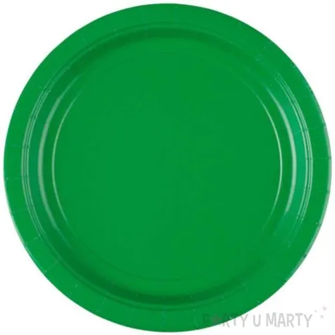 talerzyki papierowe premium amscan l zielone 22 8 cm 8 szt