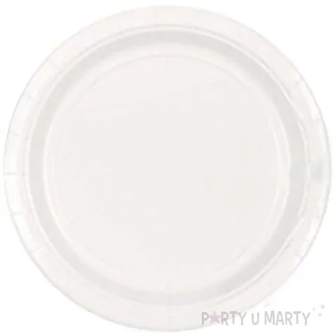 talerzyki papierowe premium amscan s biale 17 7 cm 8 szt