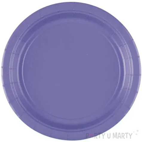 talerzyki papierowe premium amscan s jumbo pack fioletowe 18 cm 20 szt