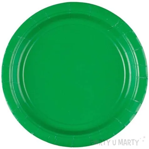talerzyki papierowe premium amscan s jumbo pack zielone 18 cm 20 szt