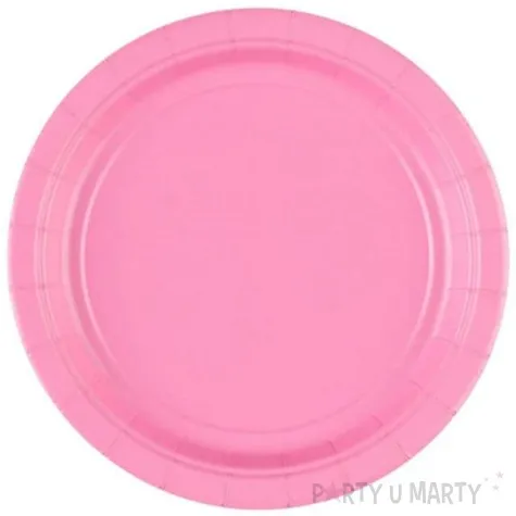 talerzyki papierowe premium amscan s rozowe jasne 17 7 cm 8 szt