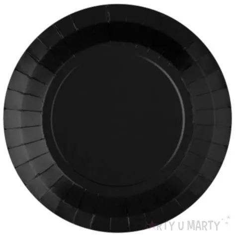 talerzyki papierowe premium czarne santex 17 5 cm 10 szt