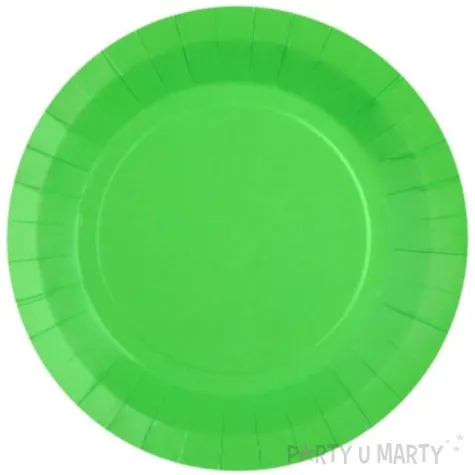 talerzyki papierowe premium jasny zielony santex 17 5 cm 10 szt