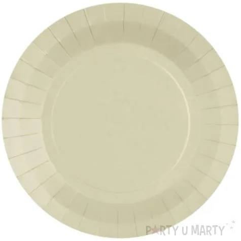 talerzyki papierowe premium kremowe santex 17 5 cm 10 szt