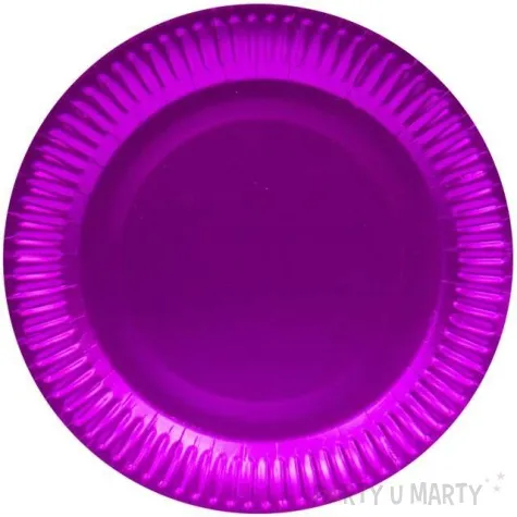 talerzyki papierowe premium mat fioletowy folat 23 cm 8 szt