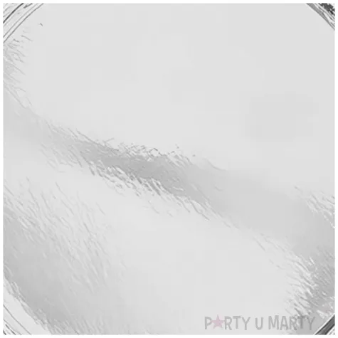 talerzyki papierowe premium srebrny partypal 18 cm 6 szt
