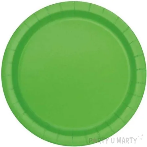 talerzyki papierowe premium unique zielone 18 cm 8 szt