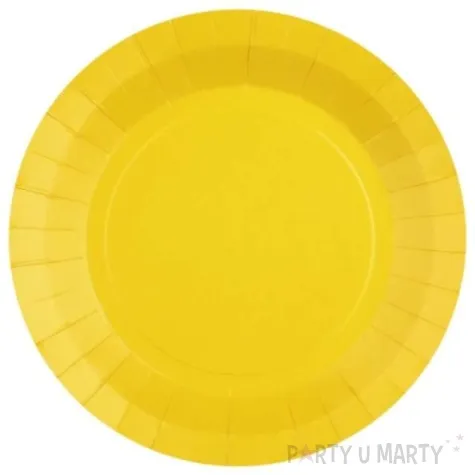 talerzyki papierowe premium zolte santex 17 5 cm 10 szt