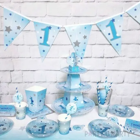 talerzyki papierowe roczek gwiazdki jix 17 5 cm 6 szt