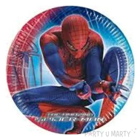 talerzyki papierowe spiderman amazing 20 cm 8 szt