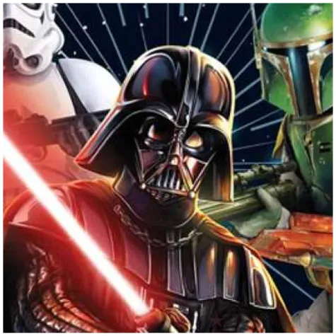 talerzyki papierowe star wars galaxy procos 23 cm 8 szt