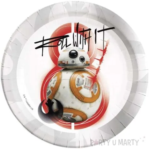 talerzyki papierowe star wars ostatni jedi procos 23 cm 8 szt