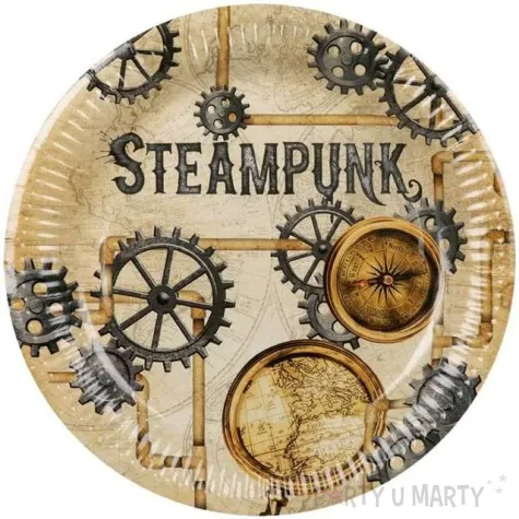 talerzyki papierowe steampunk boland 23 cm 6 szt