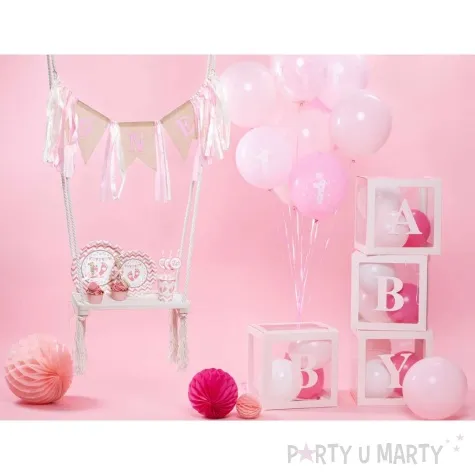 talerzyki papierowe stopki baner partypal 23 cm 6 szt