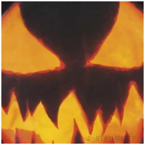 talerzyki papierowe straszna dynia party tino 23 cm 6 szt