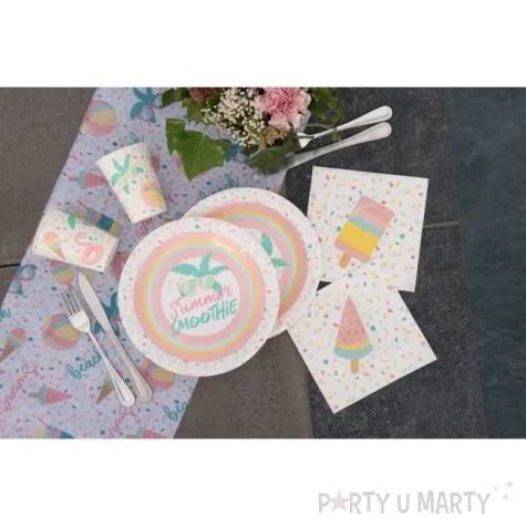 talerzyki papierowe summer smoothie santex 22 5 cm 10 szt