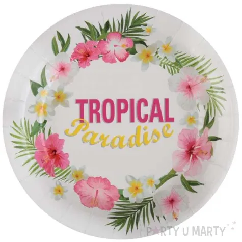talerzyki papierowe summer tropical santex 23 cm 10 szt