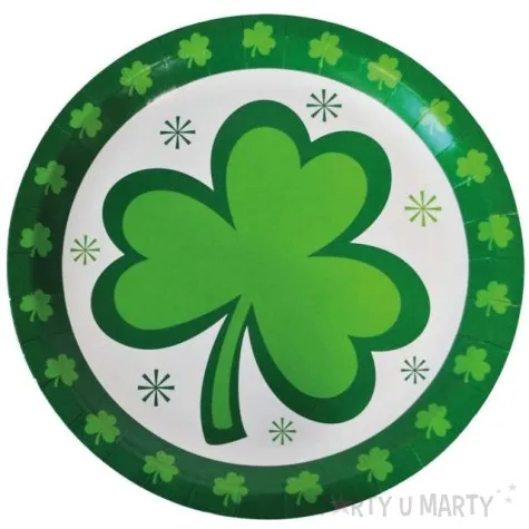 talerzyki papierowe sw patryk koniczyna funnyfashion 23 cm 8 szt