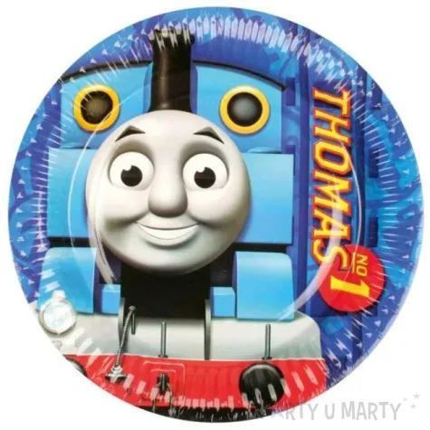 talerzyki papierowe tomek i przyjaciele 23 cm 8 szt