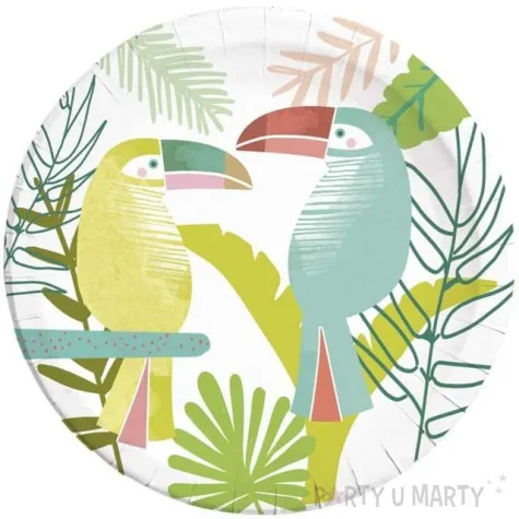 talerzyki papierowe toucan procos 23 cm 8 szt