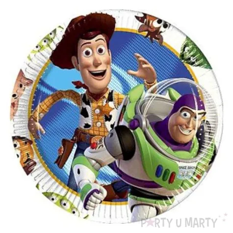 talerzyki papierowe toy story 23 cm 10 szt