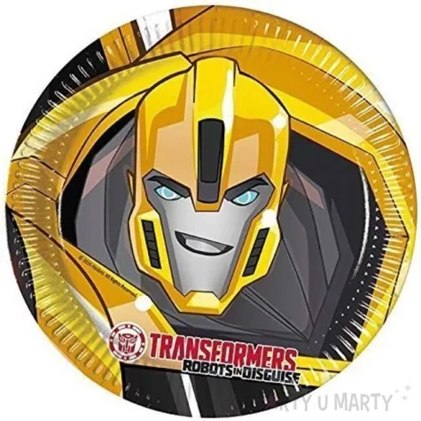 talerzyki papierowe transformers power procos 23 cm 8 szt
