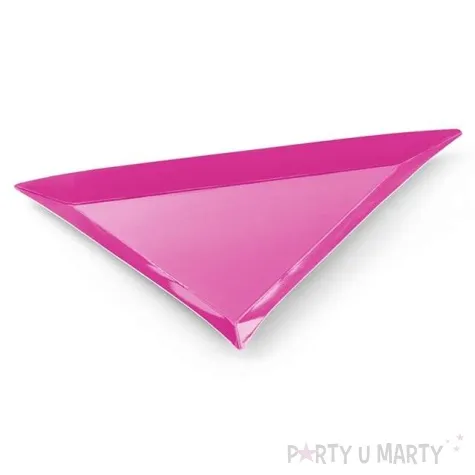 talerzyki papierowe trojkaty diy 23 cm 6 szt