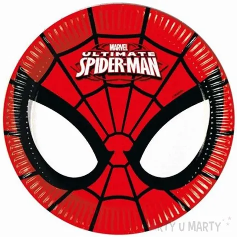 talerzyki papierowe ultimate spiderman power procos 20 cm 8 szt