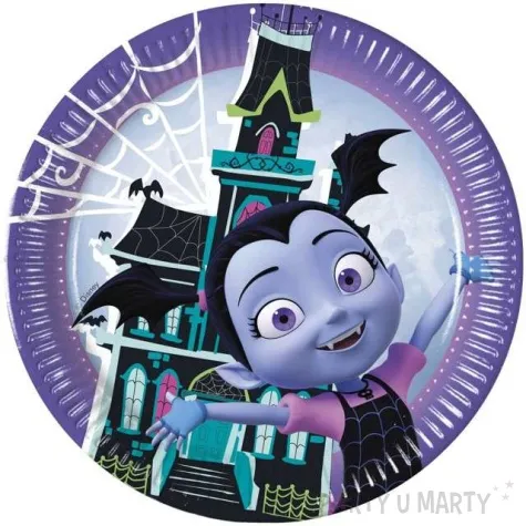 talerzyki papierowe vampirina procos 23 cm 8 szt