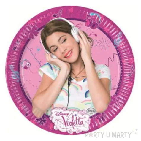 talerzyki papierowe violetta 20 cm 8 szt