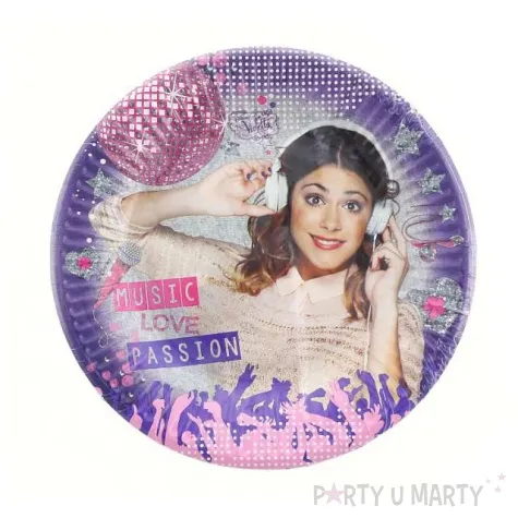 talerzyki papierowe violetta gold edition 20 cm 8 szt