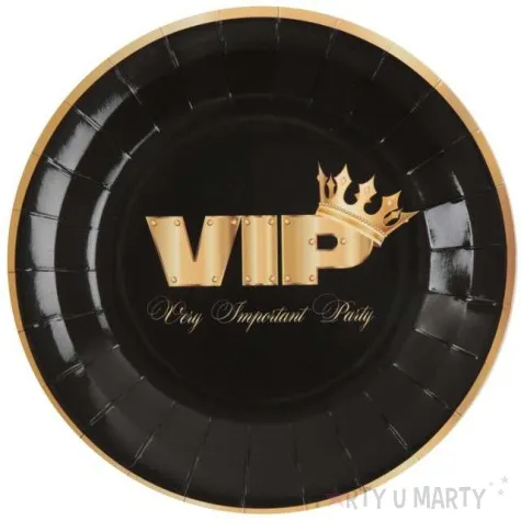 talerzyki papierowe vip very important party santex 22 5cm 10 szt