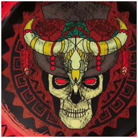 talerzyki papierowe voodoo guirca 23 cm 8 szt