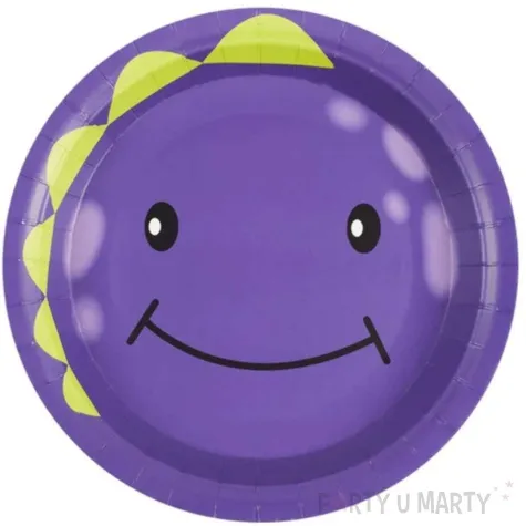 talerzyki papierowe wesoly potworek smiffys 23 cm 8 szt