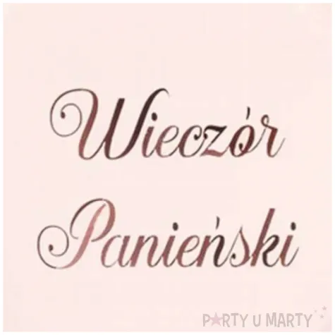 talerzyki papierowe wieczor panienski partypal 18 cm 6 szt