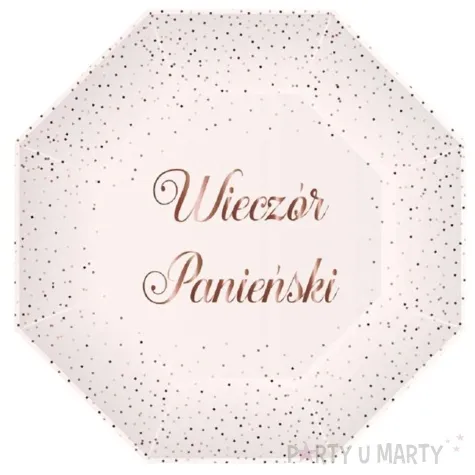 talerzyki papierowe wieczor panienski partypal 23 cm 6 szt