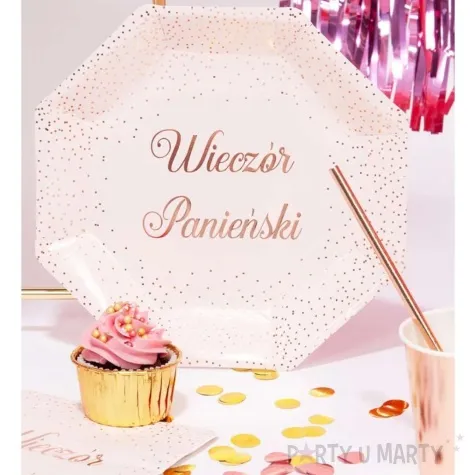 talerzyki papierowe wieczor panienski partypal 23 cm 6 szt