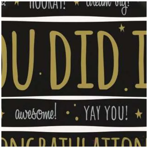 talerzyki papierowe you did it congatulations unique 23 cm 8 szt