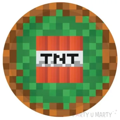 talerzyki piksel tnt zielony congee 18cm 6 szt