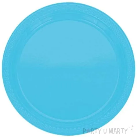 talerzyki plastikowe amscan blekitne 22 8 cm 20 szt