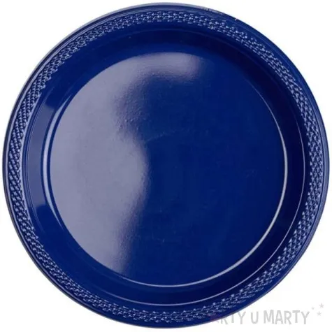 talerzyki plastikowe amscan m granatowe 17 7 cm 10 szt