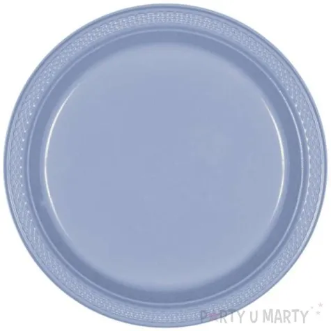talerzyki plastikowe amscan m jumbo pack niebieskie pastelowe 17 7 cm 20 szt