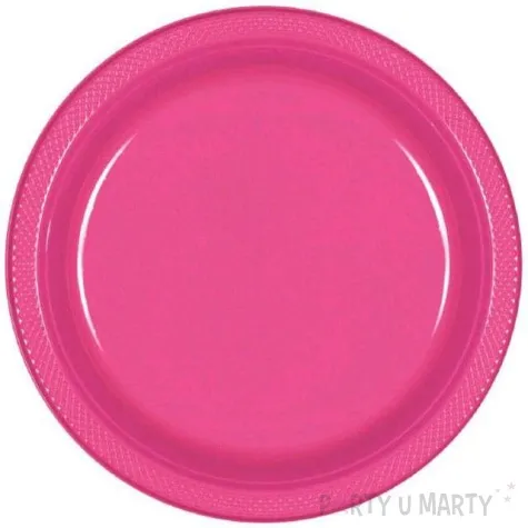 talerzyki plastikowe amscan m jumbo pack rozowe 17 7 cm 20 szt