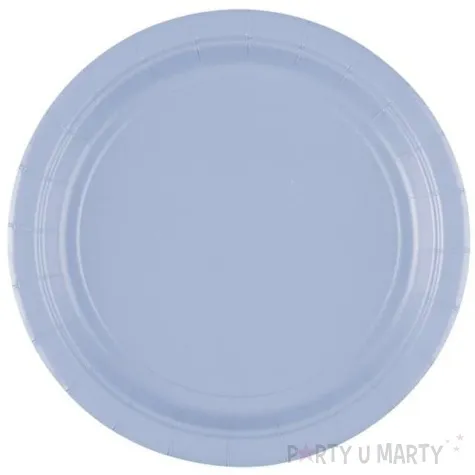 talerzyki plastikowe amscan m niebieskie pastelowe 17 7 cm 10 szt