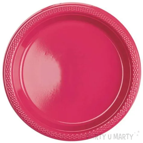 talerzyki plastikowe amscan m rozowe 17 7 cm 10 szt