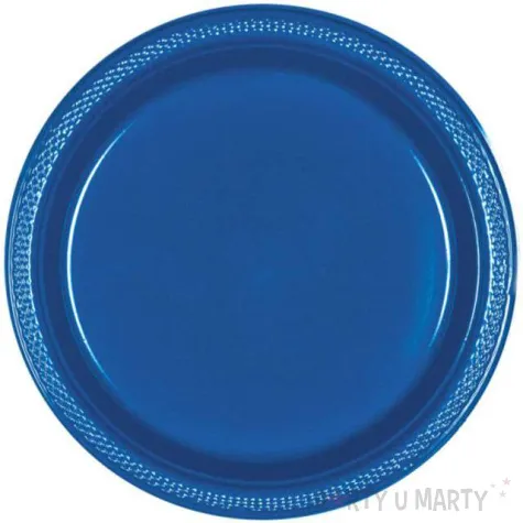 talerzyki plastikowe amscan niebieskie 22 8 cm 20 szt