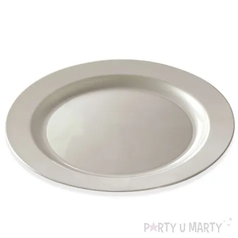 talerzyki plastikowe classic srebrny aluplast 19 cm 12 szt