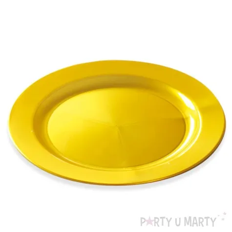 talerzyki plastikowe classic zolty tamipol 24 cm 12 szt