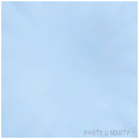 talerzyki plastikowe falbanka pastelowe blekitny partydeco 22 cm 4 szt