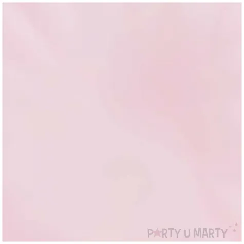 talerzyki plastikowe falbanka pastelowe rozowy jasny partydeco 22 cm 4 szt